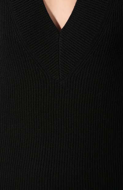 Шерстяной жилет DRIES VAN NOTEN черного цвета по цене 34150 руб., арт. 192-11266-8702, фото 5 Шерстяной жилет DRIES VAN NOTEN, арт. 192-11266-8702, фото 5