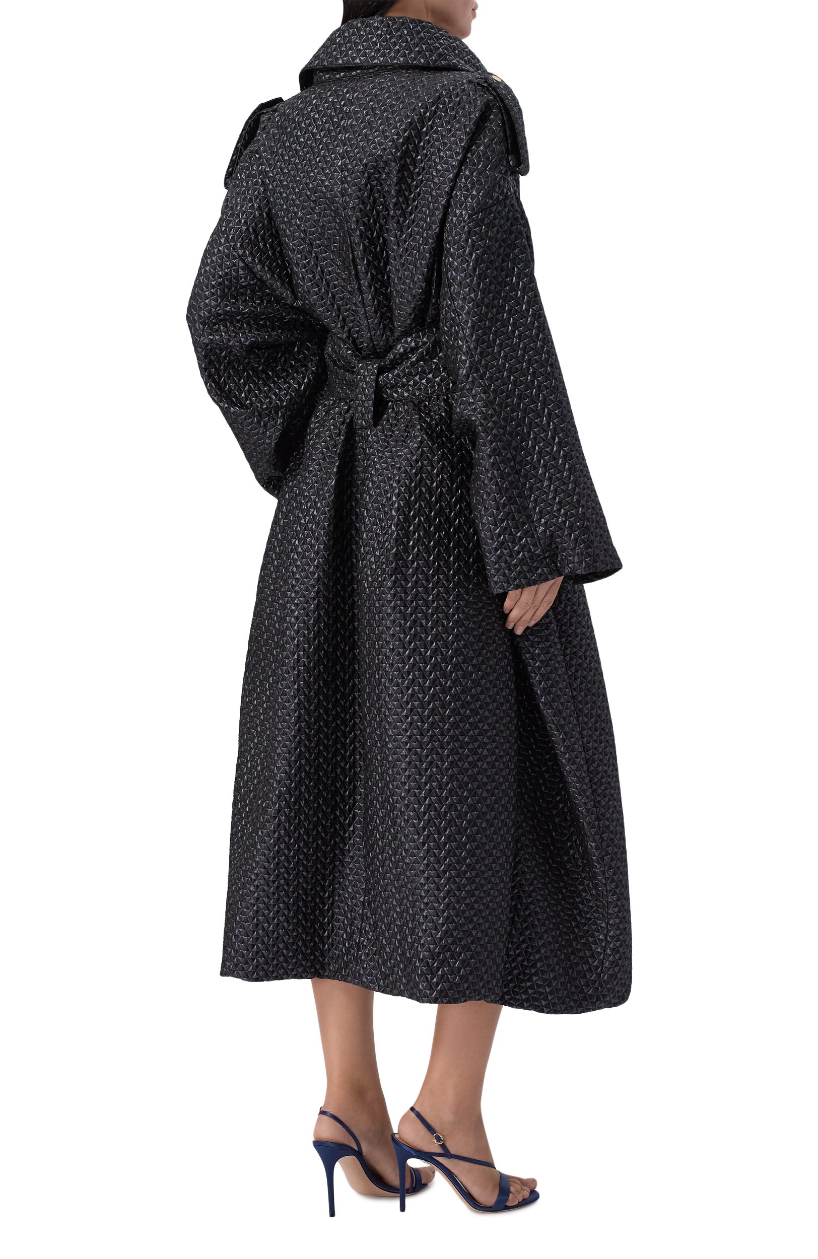 Шелковый плащ GIORGIO ARMANI, арт. GW003529/TE23105, фото 4