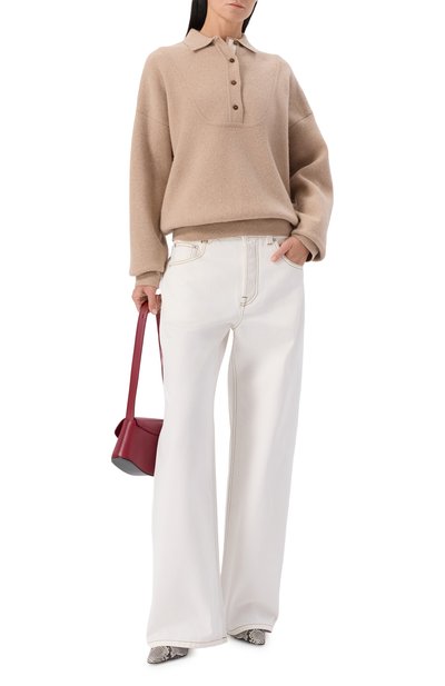 Поло из шерсти и кашемира JACQUEMUS, арт. 25HSWW00623/AK00276, фото 2