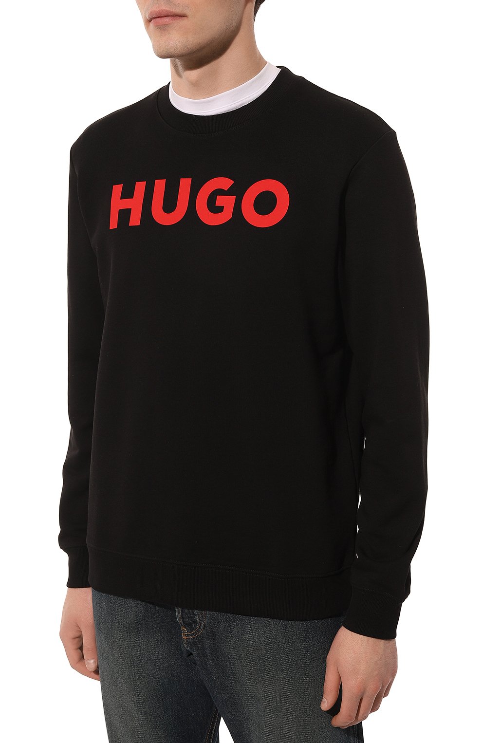 Хлопковый свитшот HUGO, арт. 50477328, фото 3