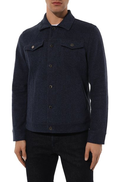 Куртка из хлопка и шерсти CAPOBIANCO, арт. 17M345.FS00., фото 3