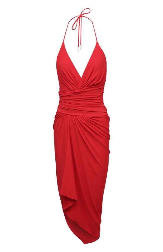 

Платье из вискозы Alexandre Vauthier, Красный