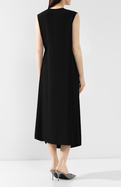Платье с поясом YOHJI YAMAMOTO, арт. YJ-D04-500, фото 4