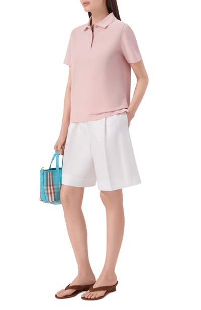 Хлопковое поло BURBERRY, арт. 8118960, фото 2