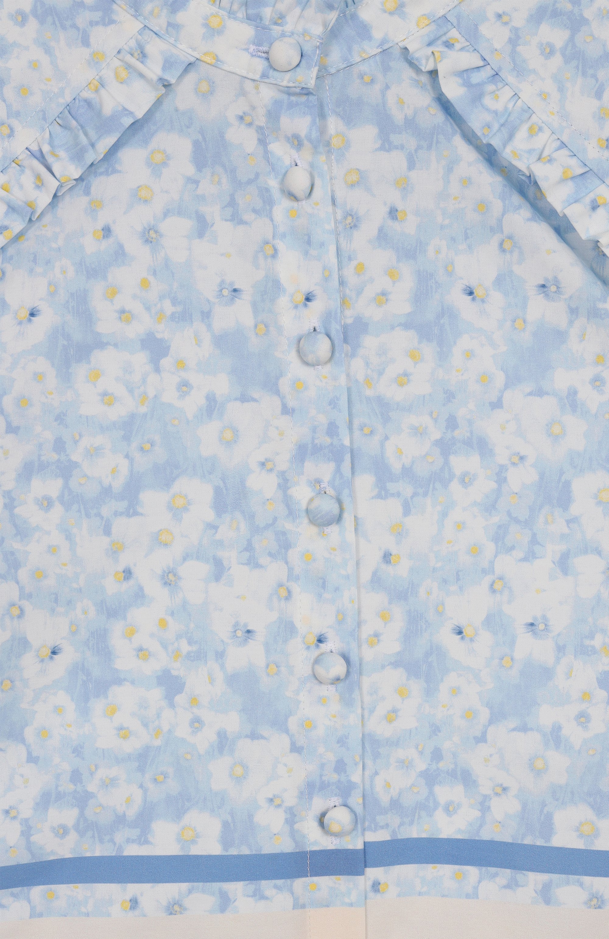 Хлопковая блузка PHILOSOPHY DI LORENZO SERAFINI KIDS, арт. I1E304/5617/4-10, фото 3