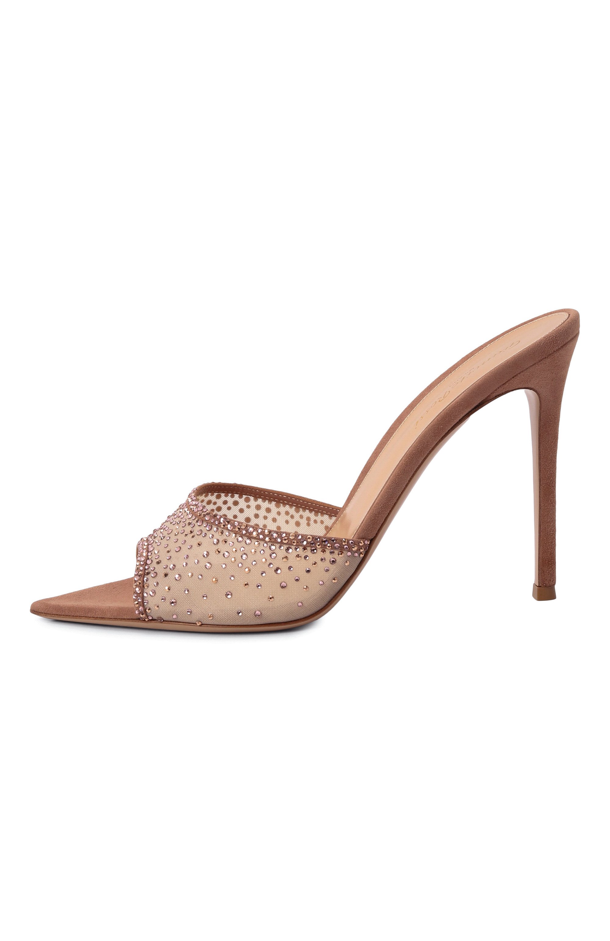 Комбинированные мюли rania 105 GIANVITO ROSSI, арт. G16730.15RIC.C0ZPRND, фото 4