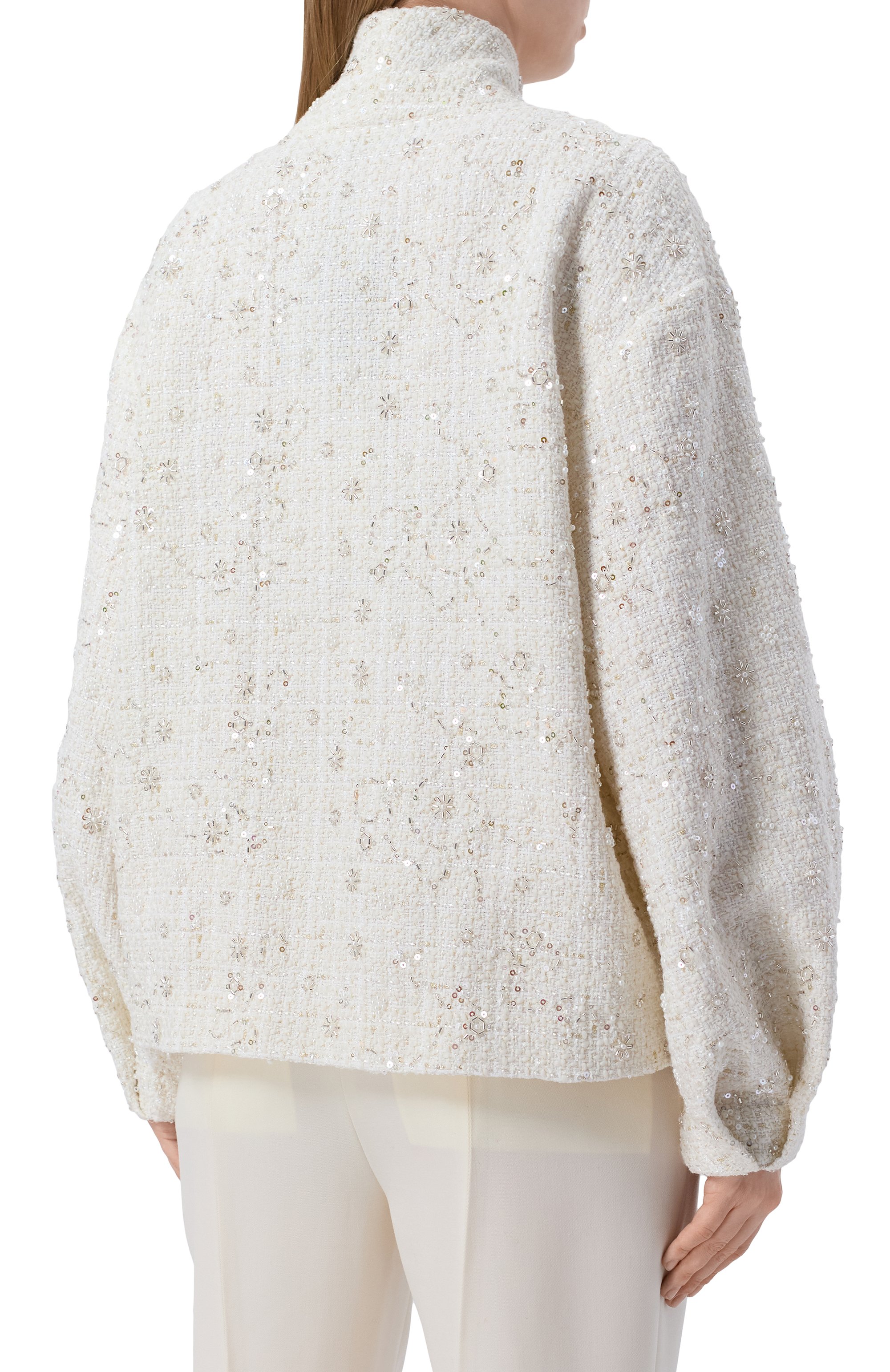 Твидовый жакет с отделкой перьями LEFFERS, арт. 1\5.52.94.15.02, фото 4