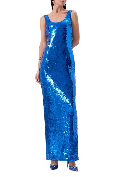 Платье с отделкой пайетками DOLCE & GABBANA, арт. I6I05W/FLSEP, фото 3