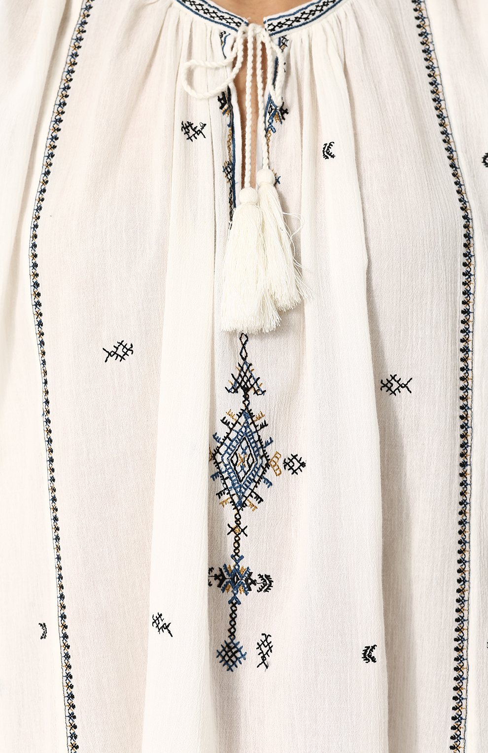 Хлопковое мини-платье свободного кроя ISABEL MARANT ETOILE, арт. R01072-18P031E/MALYA, фото 5