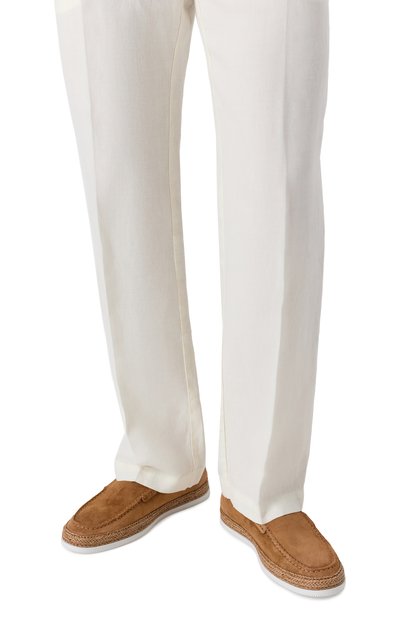 Замшевые лоферы ZILLI, арт. H0205AM1197VPAP01, фото 3