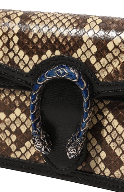 Сумка dionysus super mini из кожи питона GUCCI, арт. 476432 EZ6GN, фото 3