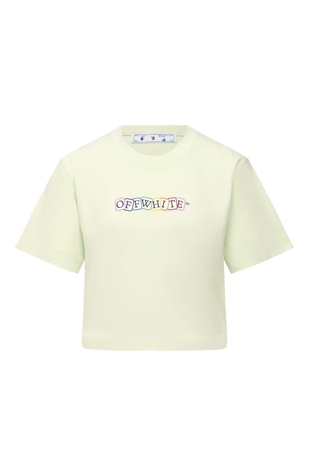 Хлопковая футболка OFF-WHITE, арт. 0WAA090S21JER003, фото 1