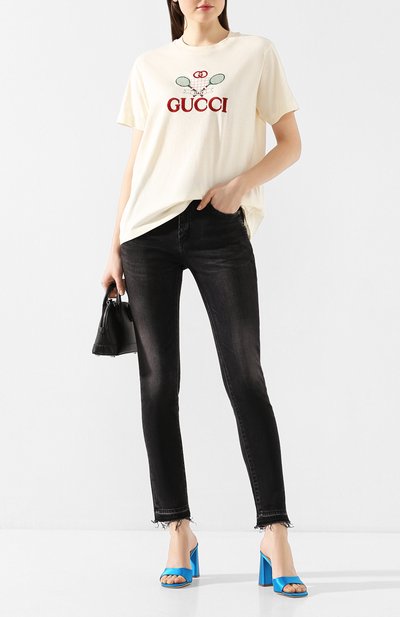 Хлопковая футболка GUCCI, арт. 580762/XJBHP, фото 2