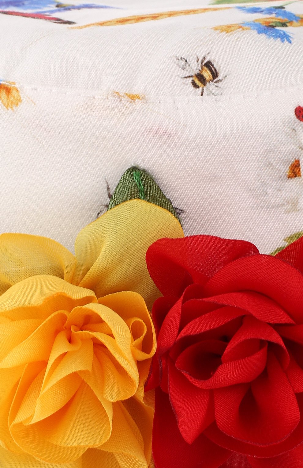 Хлопковая панама MONNALISA разноцветного цвета по цене 8590 руб., арт. 393014, фото 3 Хлопковая панама MONNALISA, арт. 393014, фото 3