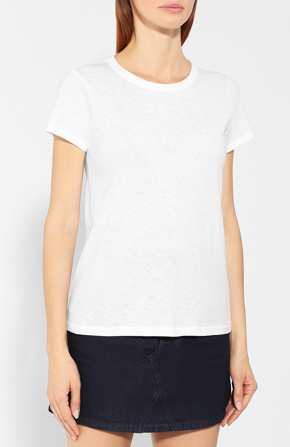 Хлопковая футболка RAG AND BONE белого цвета по цене 10950 руб., арт. W272C32CH, фото 3 Хлопковая футболка RAG AND BONE, арт. W272C32CH, фото 3