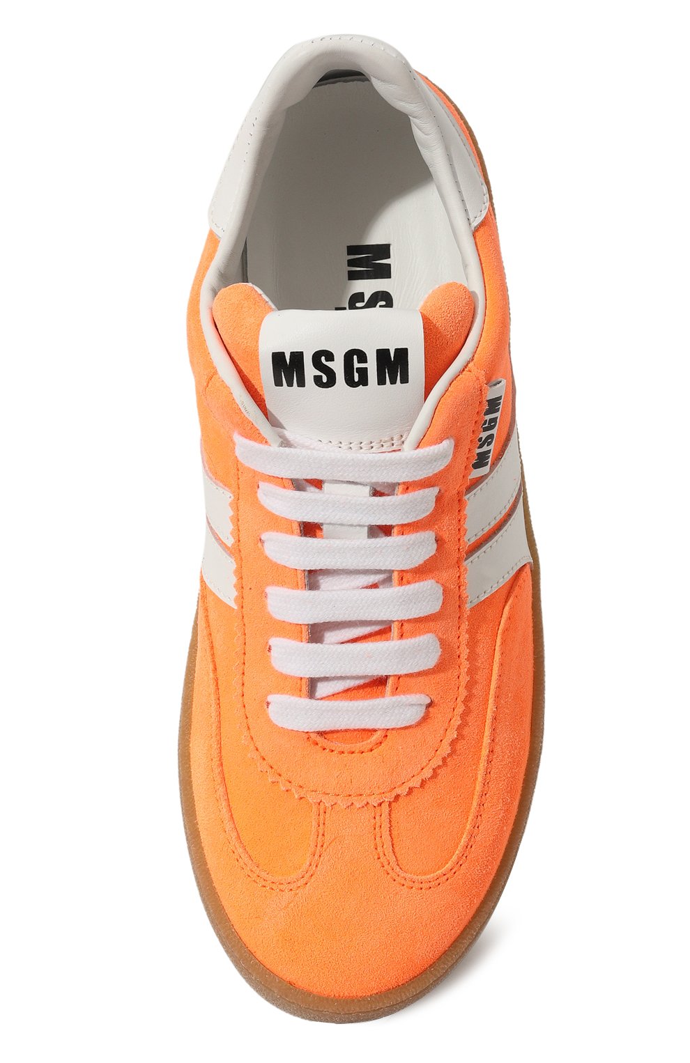 Кожаные кеды MSGM KIDS, арт. 76839/36-40, фото 4