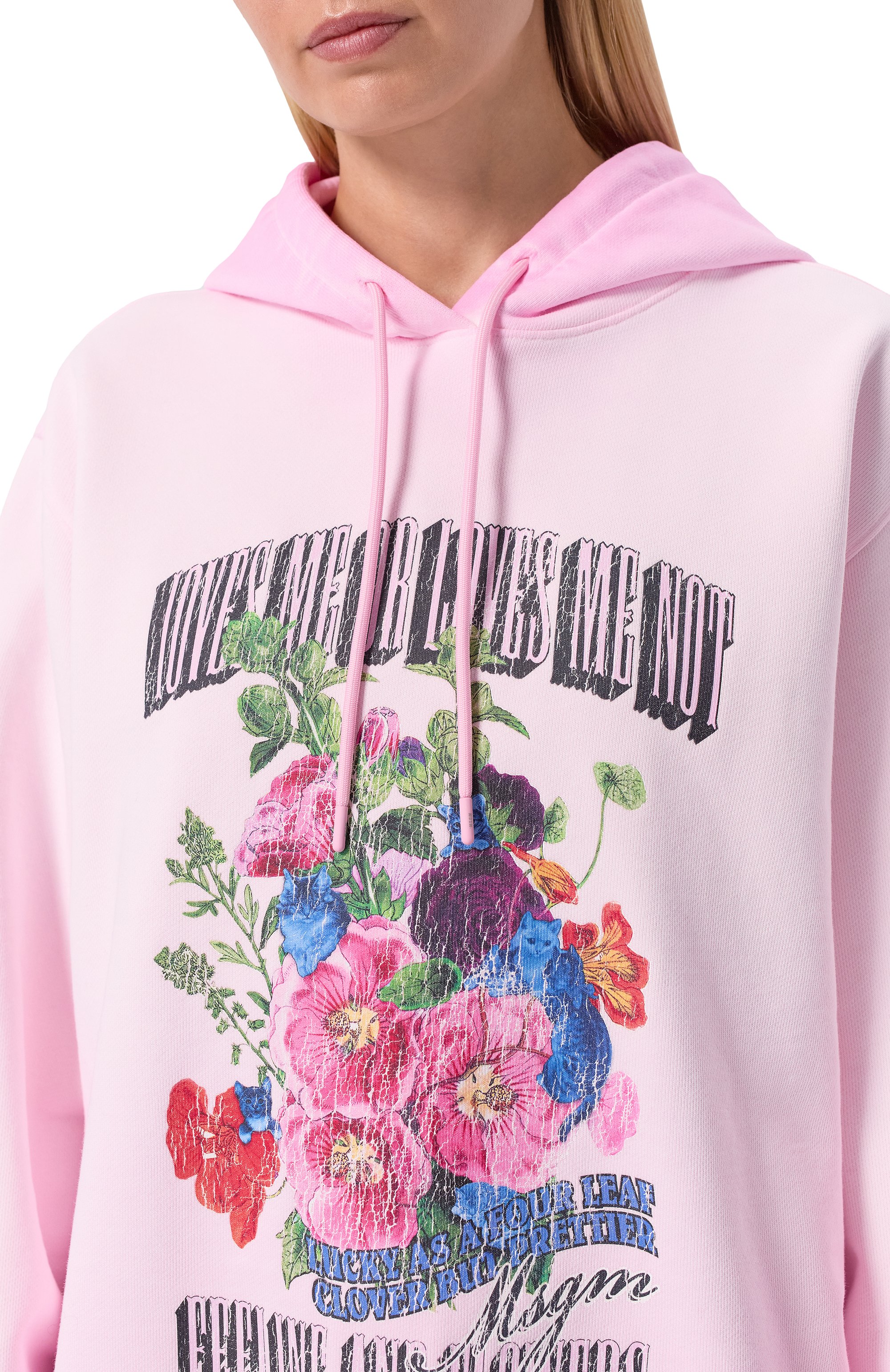 Хлопковое худи MSGM, арт. 4041MDM140SE/267287, фото 5