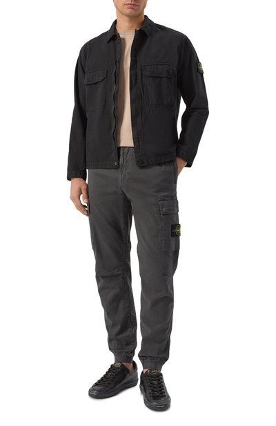 Мужские хлопковые джоггеры STONE ISLAND, арт. K2S153100033/S00L1