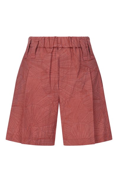 Женские хлопковые шорты BRUNELLO CUCINELLI, арт. MQ988P9149