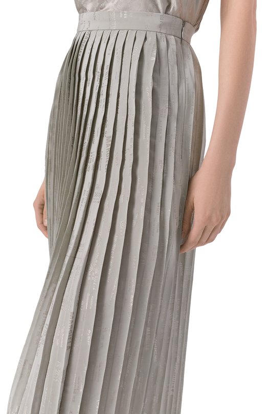 Плиссированная юбка MM6 S52MA0199/M35737 Серый  S52MA0199/M35737 Фото 5