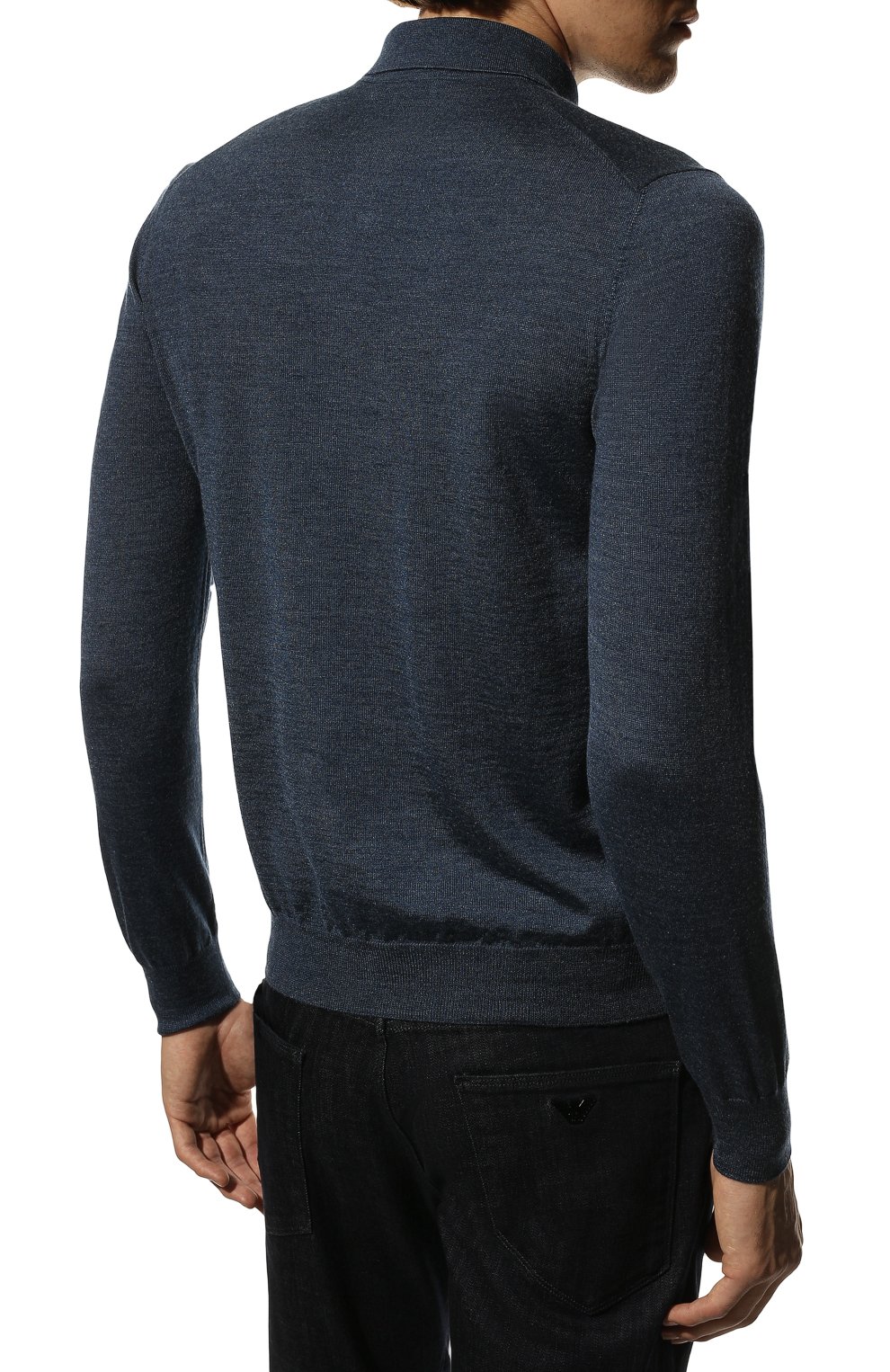 Поло из шерсти и шелка GRAN SASSO, арт. 57132/13190, фото 4