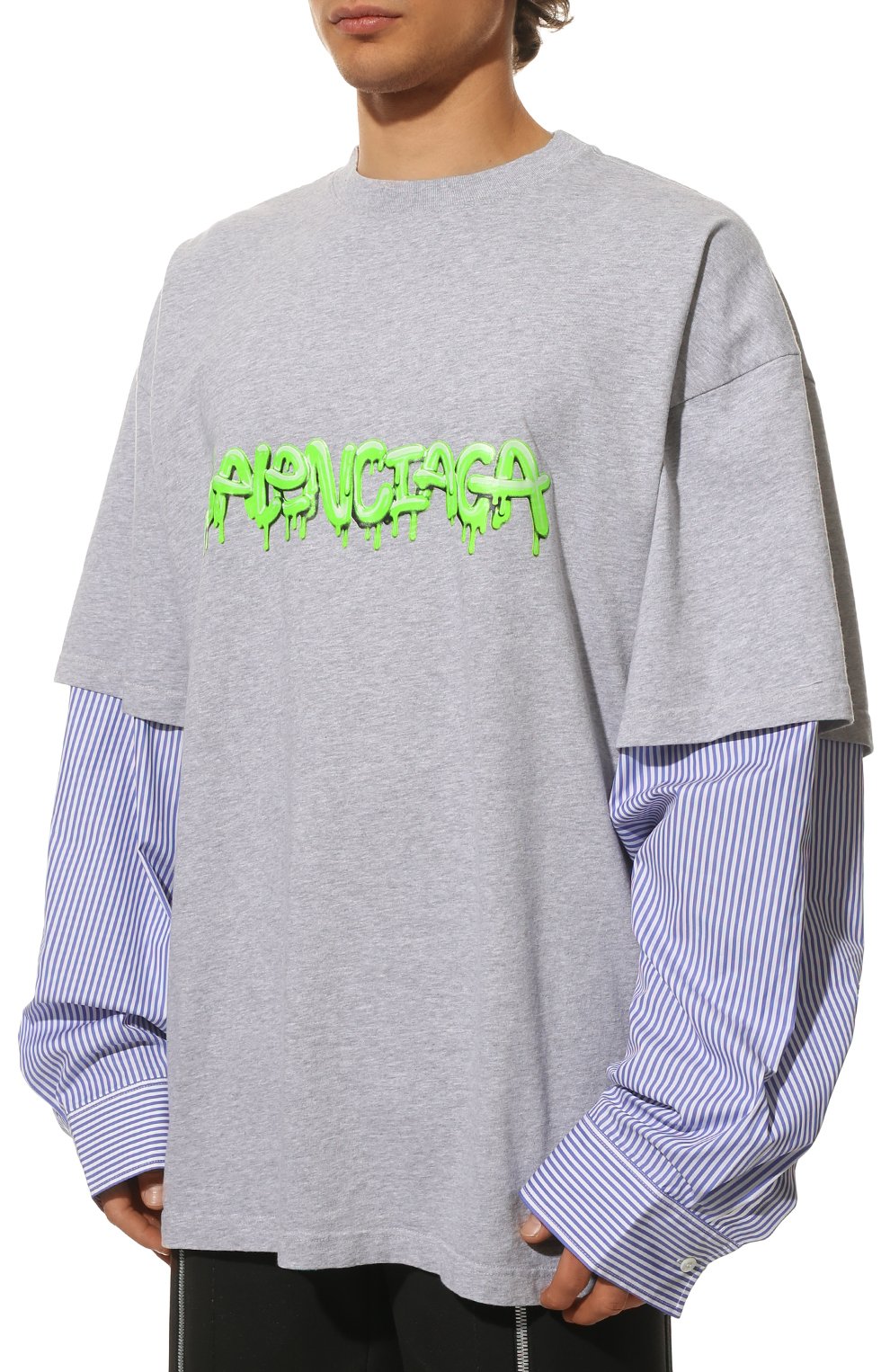 Хлопковый лонгслив BALENCIAGA, арт. 671401/TLVF1, фото 3