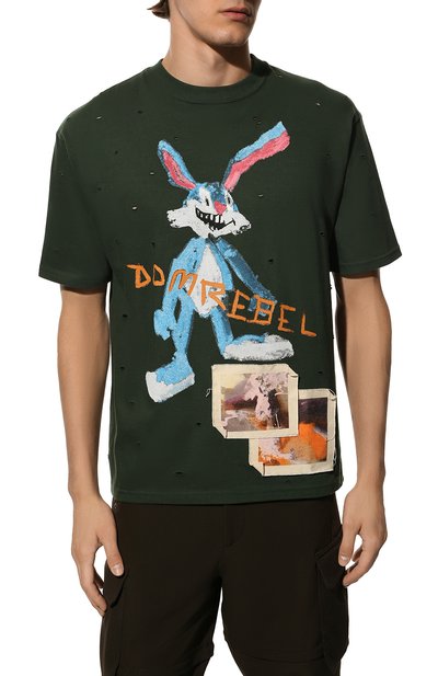 Хлопковая футболка DOMREBEL, арт. MRUFUS/T-SHIRT, фото 3