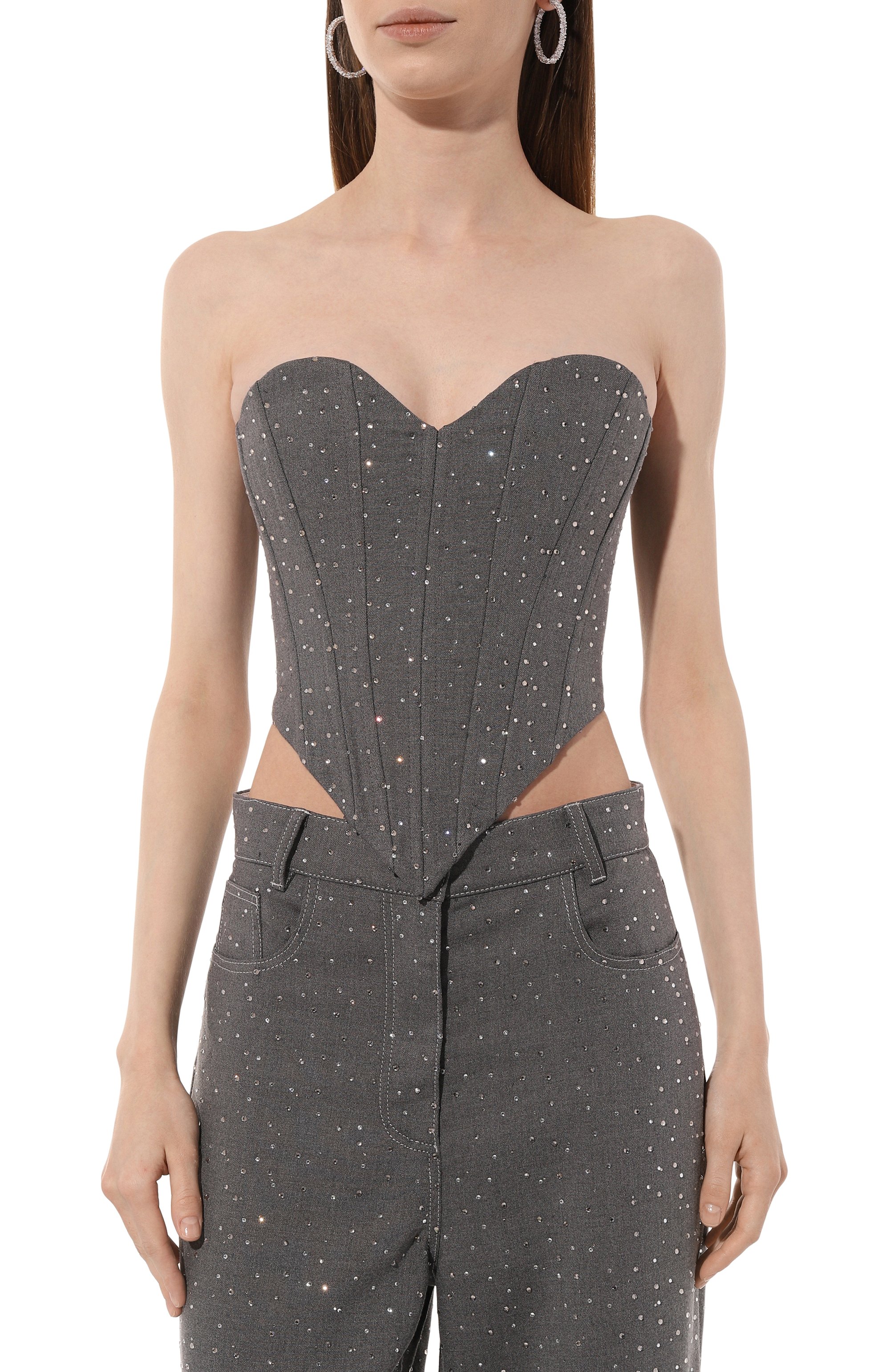 Корсет с отделкой стразами ALINE, арт. AL082301, фото 3