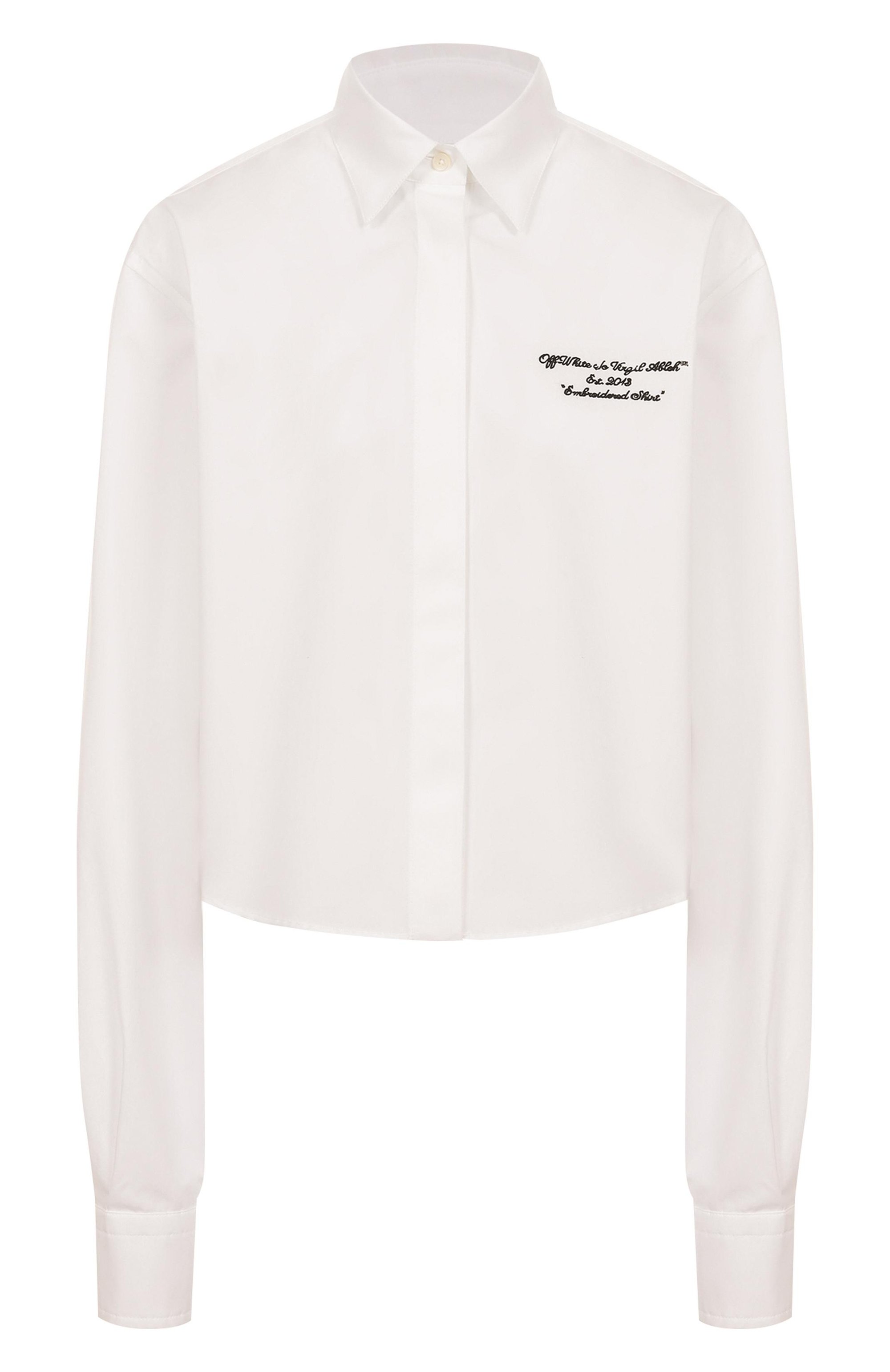 Хлопковая рубашка OFF-WHITE, арт. 0WGE02AS25FAB0010110, фото 1