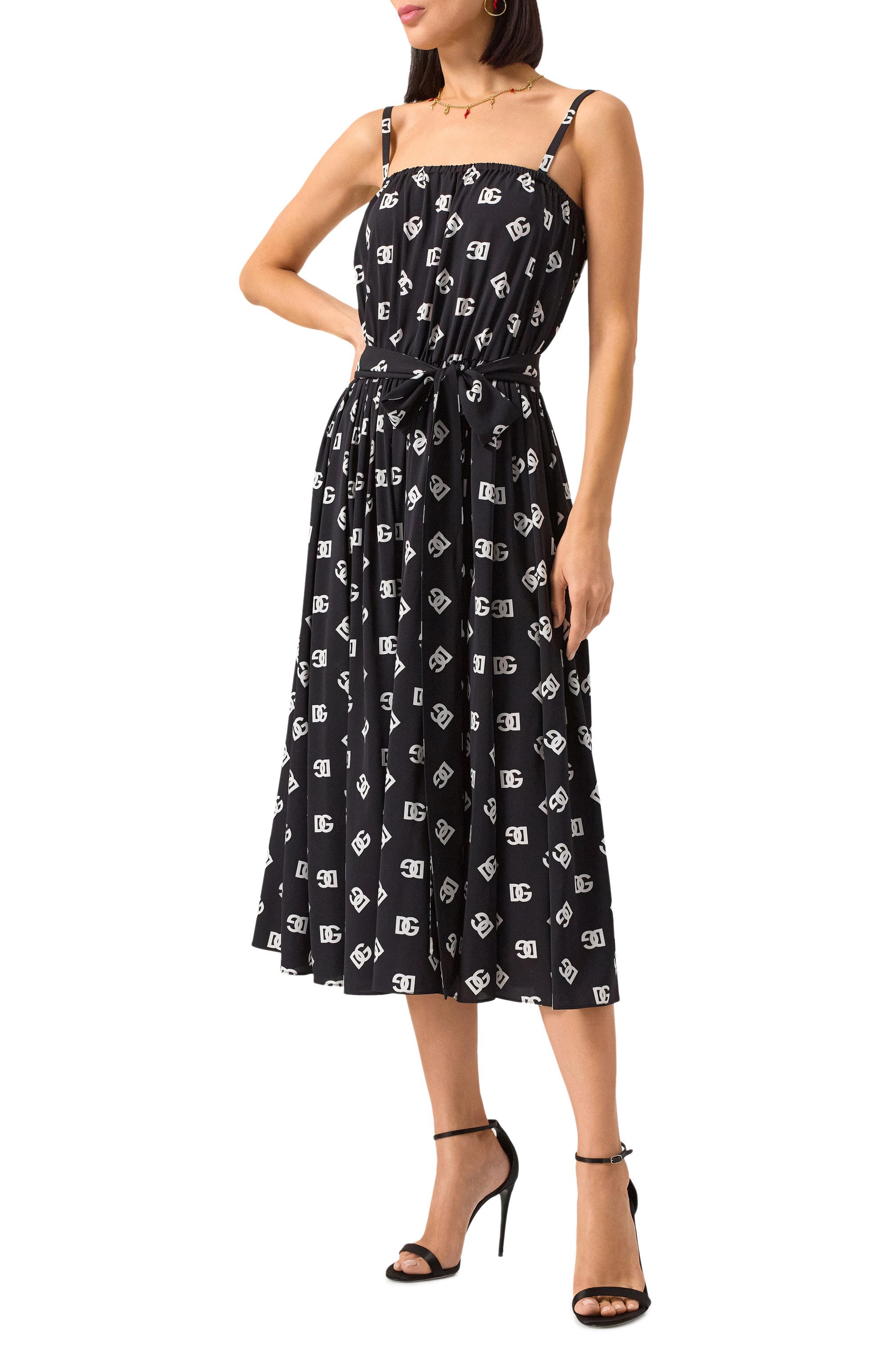 Шелковое платье DOLCE & GABBANA, арт. F6DLKT/FSA4I, фото 2