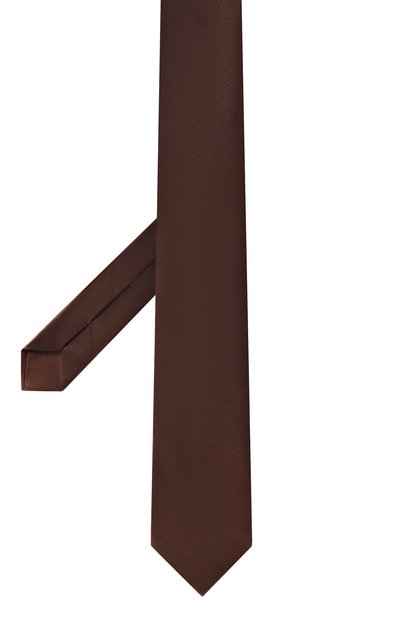 Шелковый галстук STEFANO RICCI темно-коричневого цвета по цене 34150 руб., арт. CCXL/28000, фото 3 Шелковый галстук STEFANO RICCI, арт. CCXL/28000, фото 3
