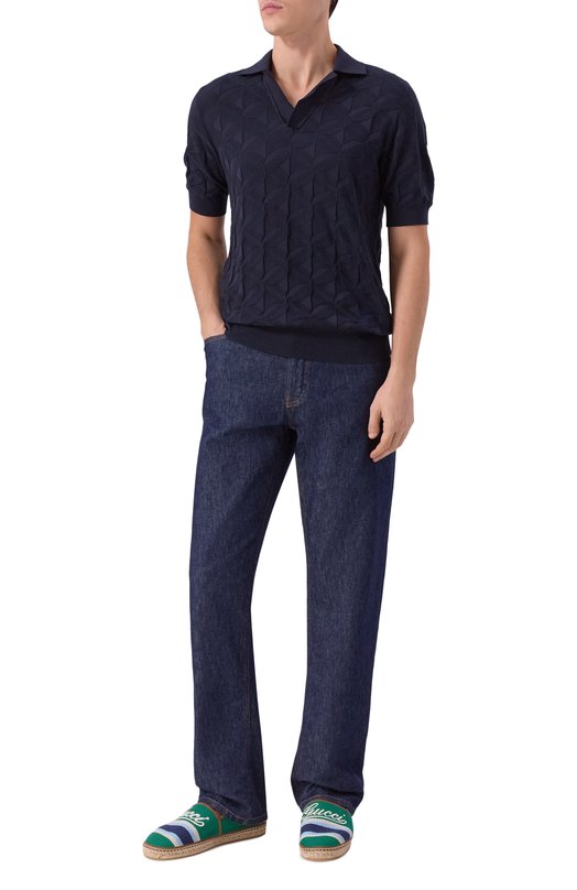 Текстильные эспадрильи Gucci 824882/FAEH9 Зелёный  824882/FAEH9 Фото 2