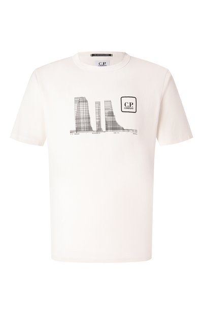 Мужская хлопковая футболка C.P. COMPANY, арт. 18CLTS048A006370W