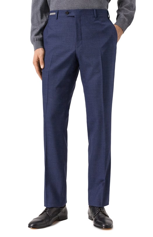 Шерстяной костюм Corneliani 25X008-2517432_SET Синий  25X008-2517432_SET Фото 6