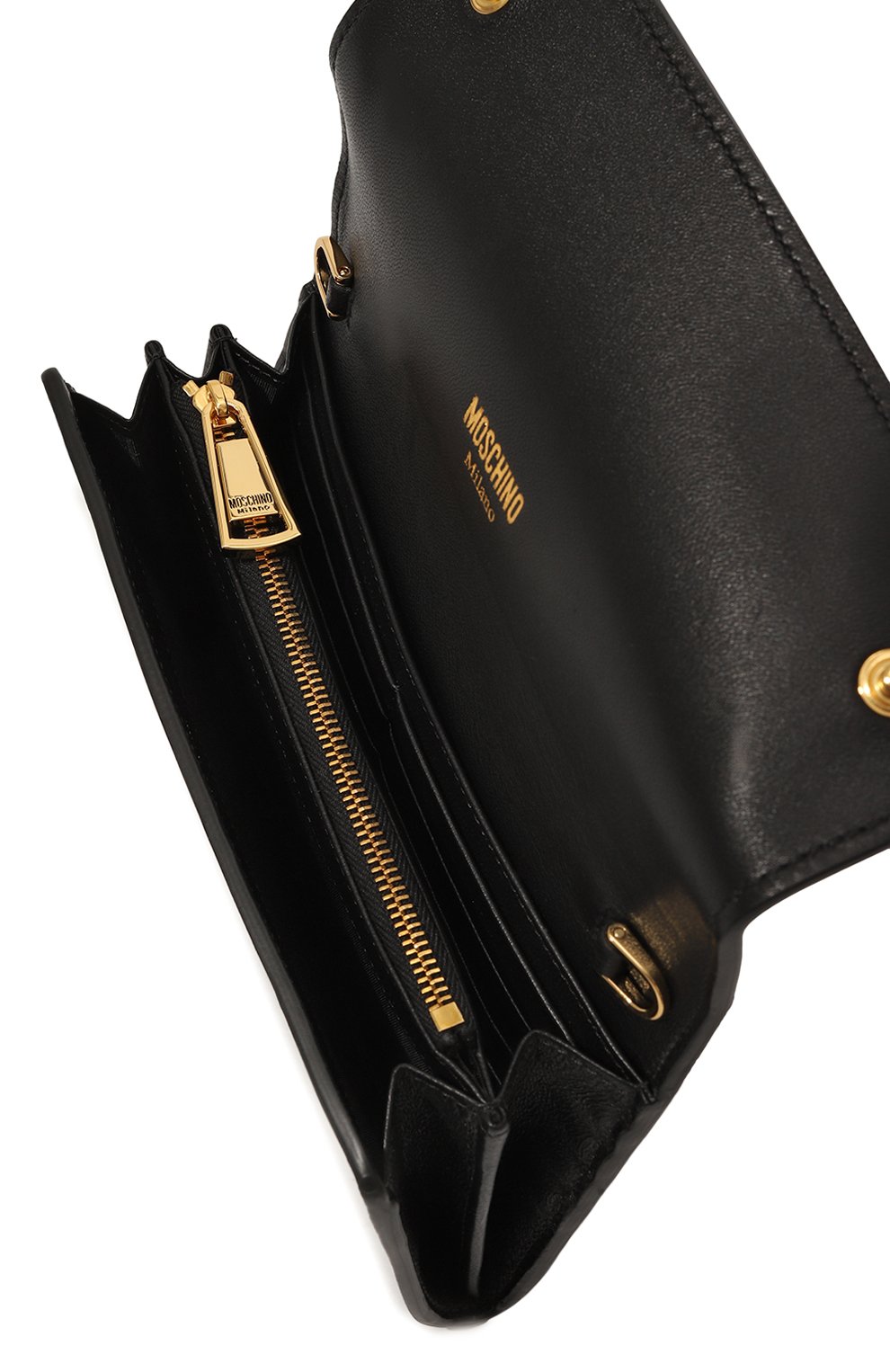 Кожаный кошелек на цепочке MOSCHINO, арт. A8120/8002, фото 5