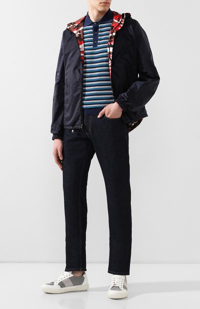 Джинсы PRADA синего цвета по цене 85000 руб., арт. GEP178-1P8Q-F0008-192, фото 2 Джинсы PRADA, арт. GEP178-1P8Q-F0008-192, фото 2