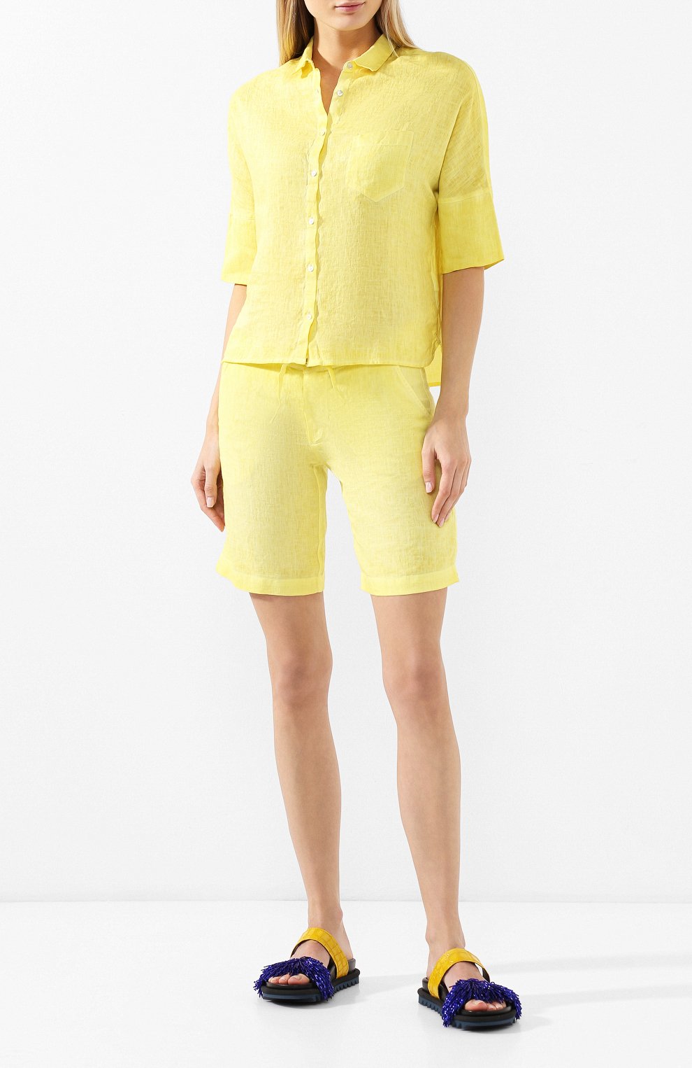 Льняная рубашка 120% LINO, арт. P0W1286/B317/F00, фото 2