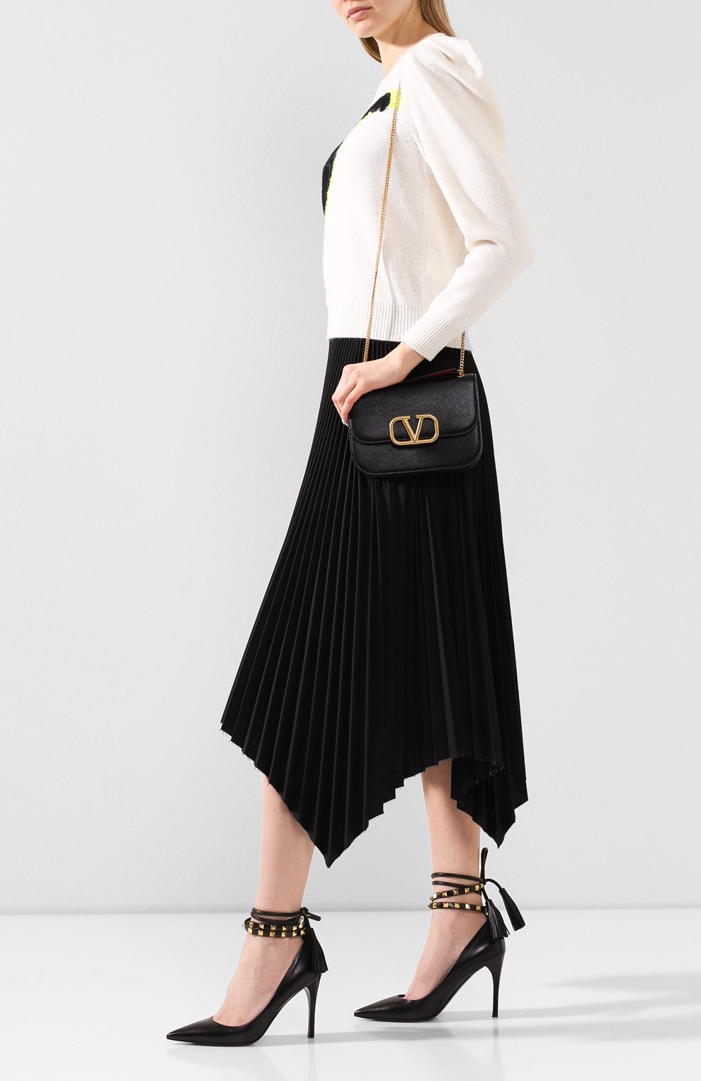 Кожаные туфли rockstud flair VALENTINO, арт. TW0S0X79/GYH, фото 2