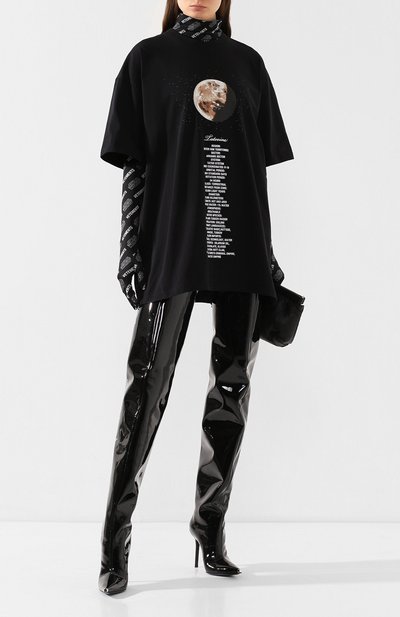 Хлопковая футболка star wars x vetements xl VETEMENTS черного цвета по цене 41100 руб., арт. USW21TS012 1600/W, фото 2 Хлопковая футболка star wars x vetements xl VETEMENTS, арт. USW21TS012 1600/W, фото 2