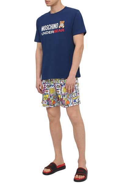 Хлопковая футболка MOSCHINO, арт. A1914/8107, фото 2