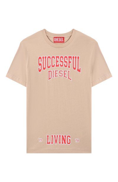 Хлопковая футболка DIESEL, арт. J02188/KYAUN