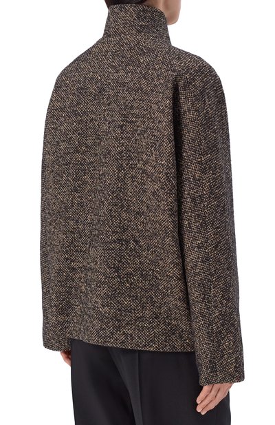 Полупальто из шерсти и вискозы KITON, арт. D62507K0513I, фото 4