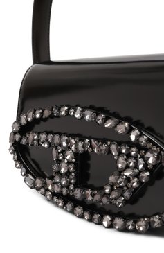 Женская сумка 1dr DIESEL черного цвета, арт. X08396/P8036 | Фото 3 (Материал: Натуральная кожа; Размер: mini; Ремень/цепочка: На ремешке)