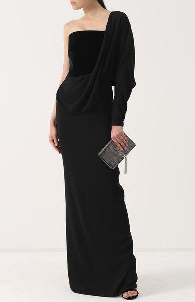 Приталенное платье-макси асимметричного кроя TOM FORD, арт. AB1956-FAX040, фото 2
