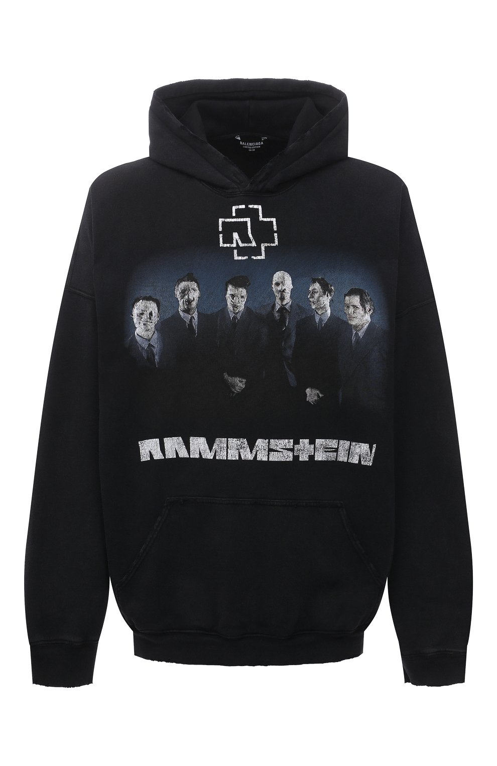 Хлопковое худи balenciaga x rammstein BALENCIAGA, арт. 651799/TLV53, фото 1