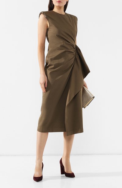 Хлопковое платье DRIES VAN NOTEN, арт. 192-31096-8288, фото 2