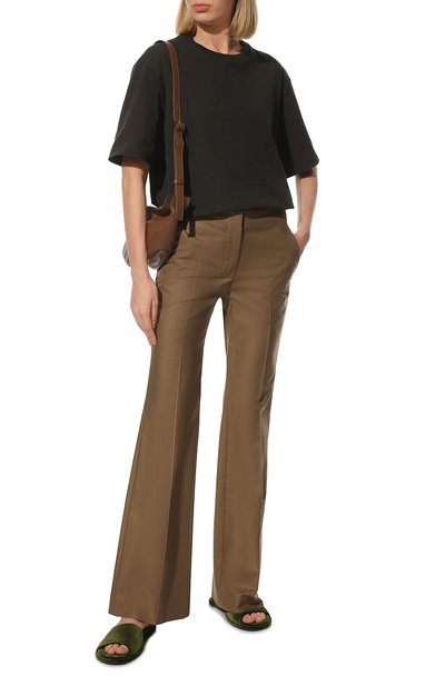 Хлопковая футболка THE ROW, арт. 6297K398, фото 2