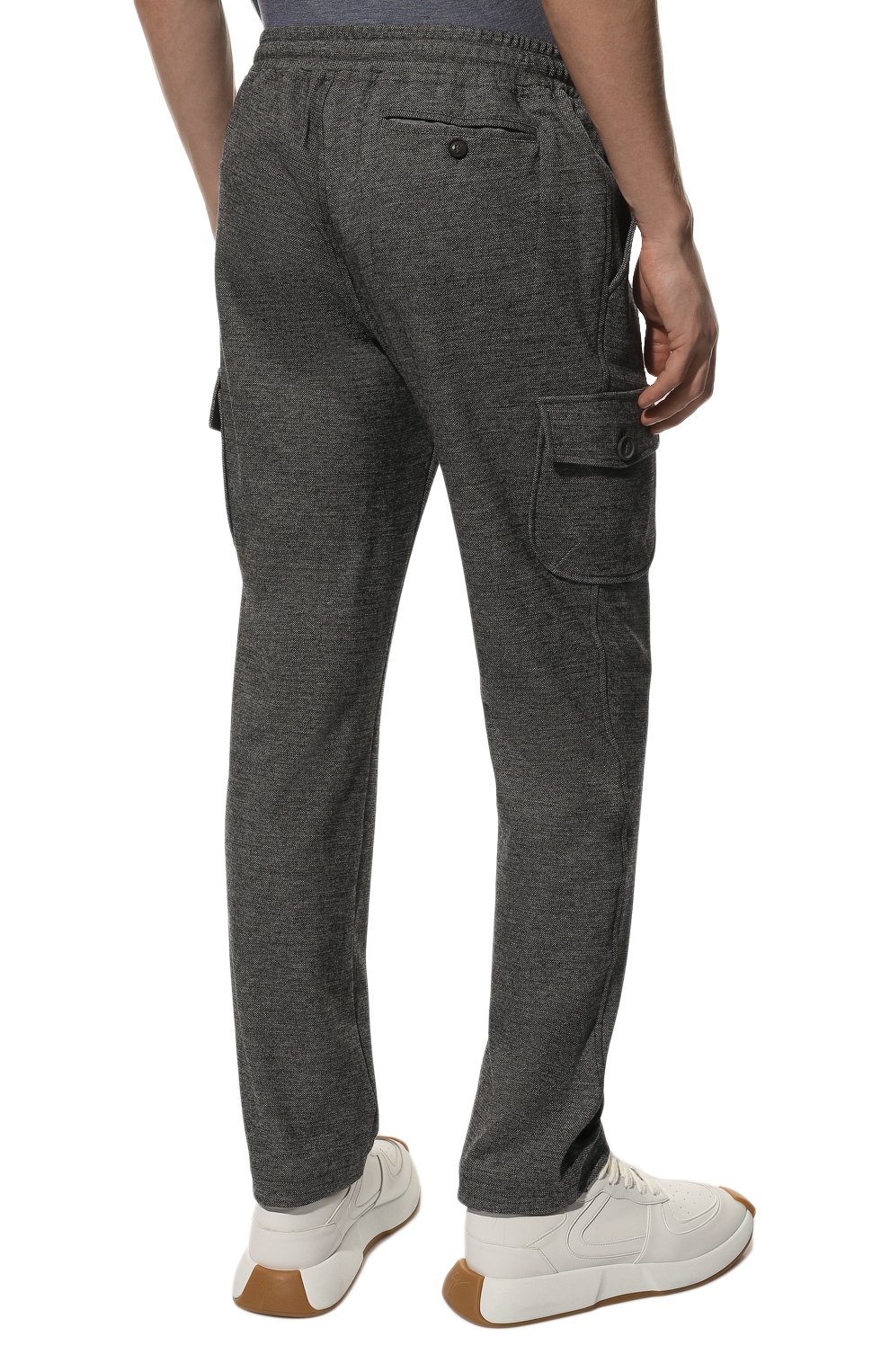 Брюки-карго из хлопка и шерсти CAPOBIANCO, арт. 13M703.DB00., фото 4