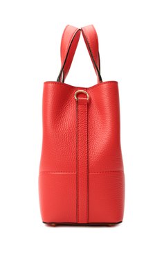 Женская сумка neo izy small LANCEL красного цвета, арт. A12133 | Фото 4 (Размер: small; Материал: Натуральная кожа; Ремень/цепочка: На ремешке; Материал сплава: Проставлено; Драгоценные камни: Проставлено)