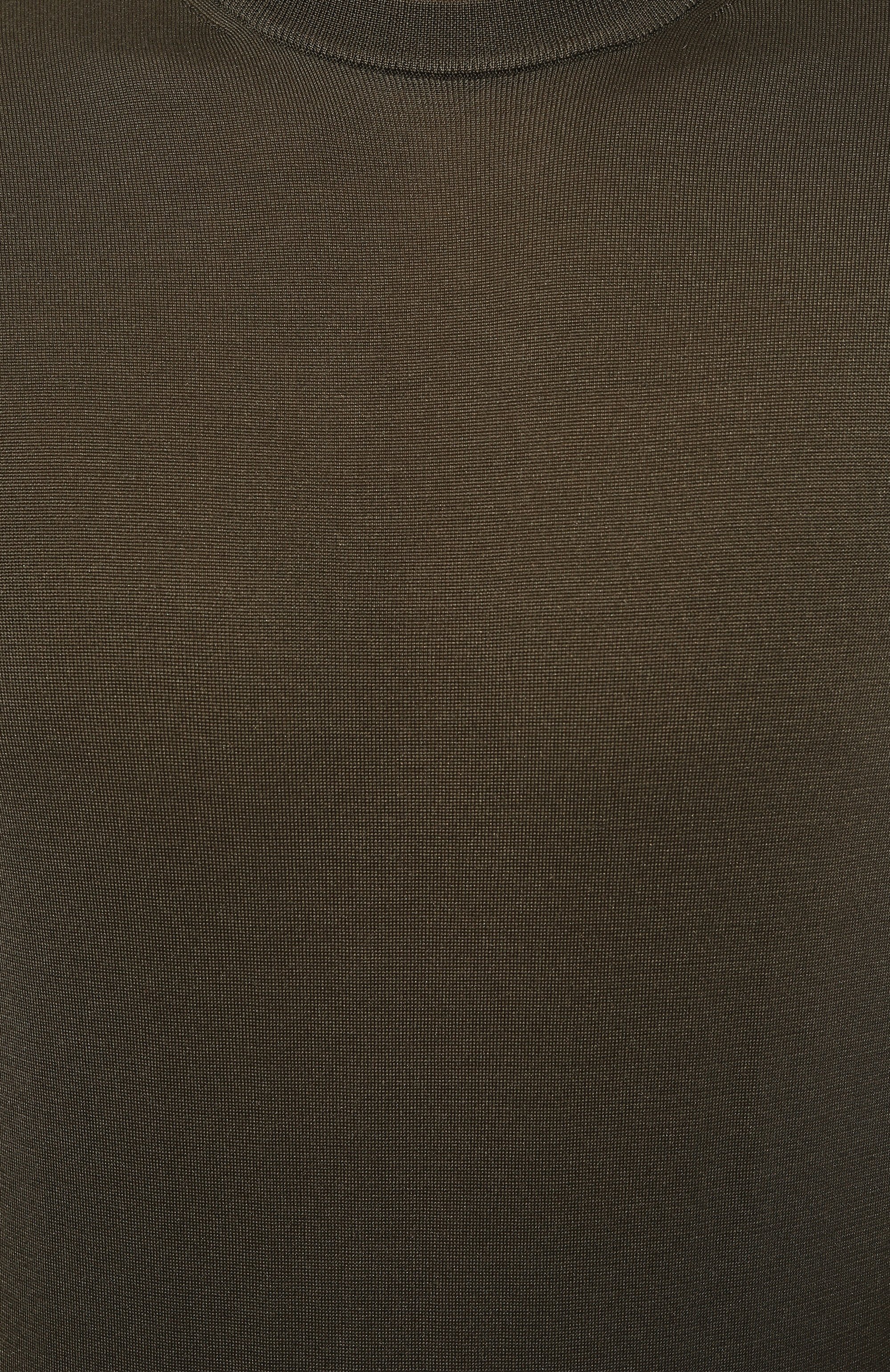 Шелковый джемпер STEFANO RICCI хаки цвета по цене 92400 руб., арт. K616215G10/F24101, фото 5 Шелковый джемпер STEFANO RICCI, арт. K616215G10/F24101, фото 5